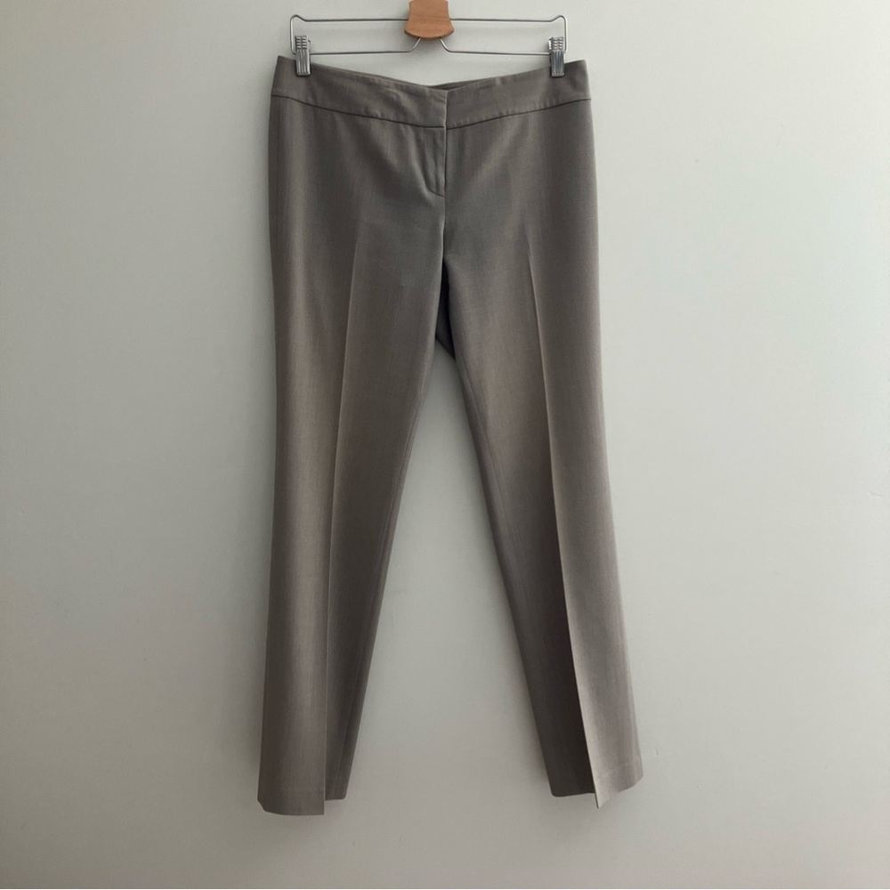 Nine West Suit Pants Womens Size 4 Taupe Grey Brown Business Professional